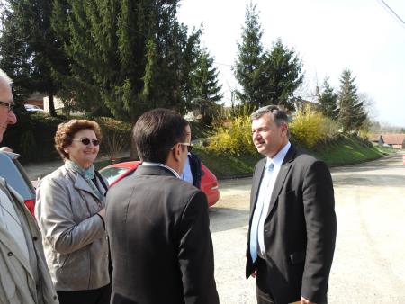 Minister za infrastrukturo dr. Peter Gašperšič obiskal delovišče na Gibini 7